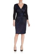Elie Tahari Denise Shift Dress - Lyst