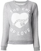 Zoe Karssen 'The End Of Love' Sweatshirt - Lyst