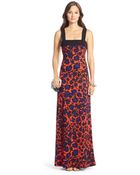 Diane von Furstenberg Dvf Lourosa Silk Jersey Maxi Dress - Lyst