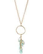 Panacea Mint Crystal Pendant Necklace - Lyst