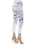 Roberto Cavalli Printed Five-pocket Skinny Jeans - Lyst