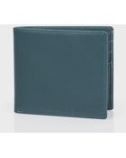 Paul Smith Dark Green Leather Billfold Wallet - Lyst