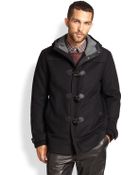 Vince Wool Blend Toggle Coat - Lyst