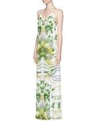 Alice + Olivia Dove Y-Back Maxi Dress - Lyst