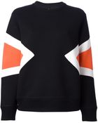 Neil Barrett Geometric Design Sweatshirt - Lyst