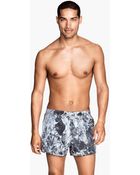 H&M Short Swim Shorts - Lyst