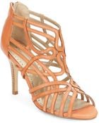 Adrienne Vittadini Gutsy Strappy Leather Sandals - Lyst