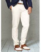 Polo Ralph Lauren Straight-fit Pleated Chino - Lyst