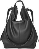 Giorgio Armani Drummed Natural Deer Leather Bag - Lyst