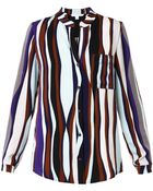 Diane von Furstenberg Gilmore Blouse - Lyst