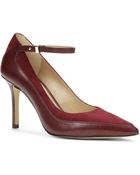 Ann Taylor Lydell Ankle Strap Heels - Lyst