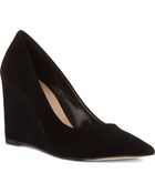Carvela Kurt Geiger Abbie Suede Wedge Court Shoes - Lyst