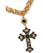 Nasty Gal Cross My Heart Chain Necklace - Lyst