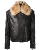 Vince Biker Jacket - Lyst