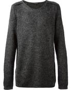Ann Demeulemeester Crew Neck Sweater - Lyst