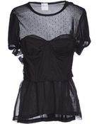 RED Valentino Top - Lyst