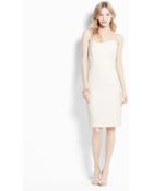 Ann Taylor Petite Textured Strapless Dress - Lyst