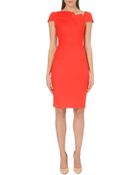 Roland Mouret Lepas Stretch-cotton Dress - Lyst