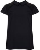 Ted Baker Pearl Embellished Shoulder Top - Lyst