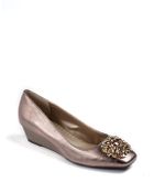 Adrienne Vittadini Palm Beach Embellished Cluster Wedges - Lyst