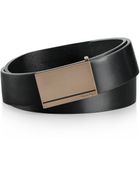 Calvin Klein Logo Plaque Belt - Lyst