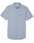 Burberry Brit Check Shortsleeved Cottonblend Shirt - Lyst