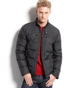 Calvin Klein Puffer with Zipper Coat Slim Fit - Lyst
