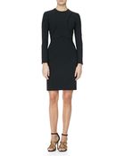 Alexander Wang Long-sleeve Curved-seam Dress - Lyst