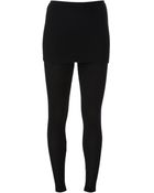 Rick Owens Ribbed Leggings - Lyst