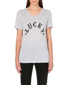 Zoe Karssen Lucky Jersey T-shirt - Lyst