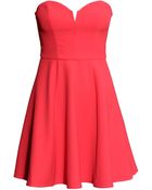 H&M Bandeau Dress - Lyst