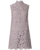 Valentino Bow-Detail Lace Dress - Lyst