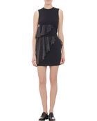 Christopher Kane Snake-Print Ruffle Trim Sleeveless Top - Lyst