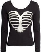 H&M Jersey Top - Lyst