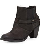 Steven By Steve Madden Spunkk Leather Ankle Boot - Lyst