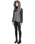 SOIA & KYO Zafina-F4 Black Wool Down Jacket - Lyst