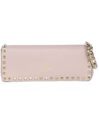 Valentino Rockstud Nappa Leather Clutch - Lyst