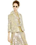 Rochas Floral Embroidered Duchesse Jacket - Lyst