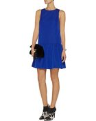 Tibi Katia Faille Mini Dress - Lyst