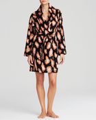 DKNY Short Animal Print Robe - Lyst