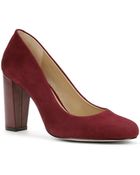 Ann Taylor Marin Suede Pumps - Lyst
