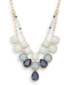 Saks Fifth Avenue Cabochon & Jewel Drop Multi-Row Necklace - Lyst