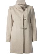 Fay Toggle Button Coat - Lyst