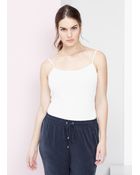 Violeta By Mango Stretch Essential Top - Lyst