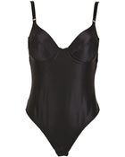 Ender Legard Stretch Silk Satin Bodysuit - Lyst