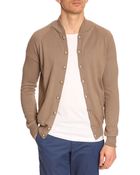 Menlook Label Hugo Taupe Cardigan - Lyst