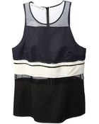 Cedric Charlier Sleeveless Blouse - Lyst
