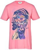 Marc Jacobs Bast-Print Cotton-Blend T-Shirt - Lyst