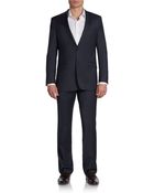 Versace Woolsilk Sharkskin Suit - Lyst