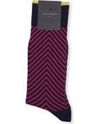 Duchamp Zig Zag Texture Socks - Lyst
